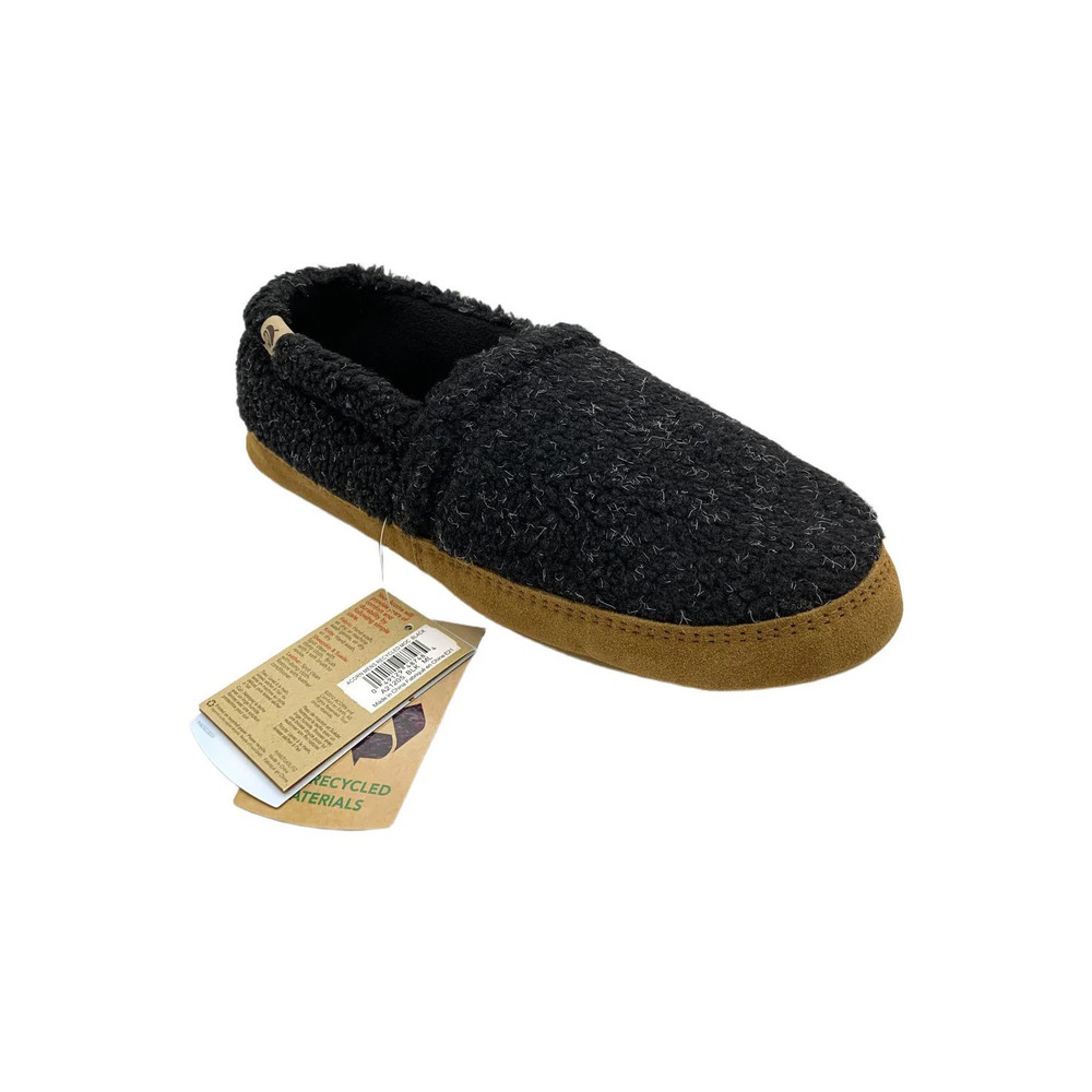 Acorn Men's Moccasin Slippers Callum Black - Medium